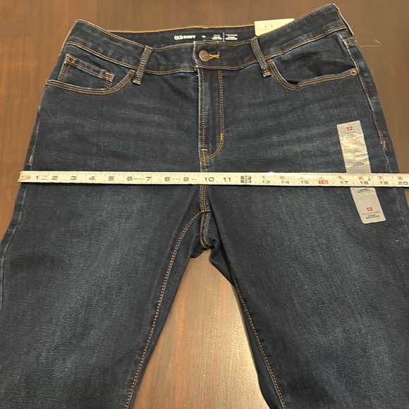 Old Navy Midrise Kicker Boot Cut Jeans Women Size 12 NEW - Picture 5 of 13